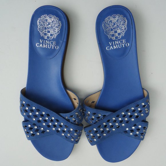 vince camuto blue sandals